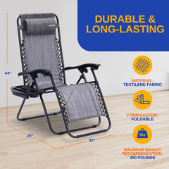 SereneLife detachable tray with cup and device holders for convenience