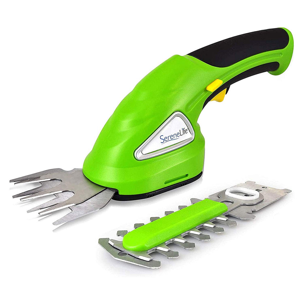 SereneLife front view showing compact cordless trimmer for easy handling