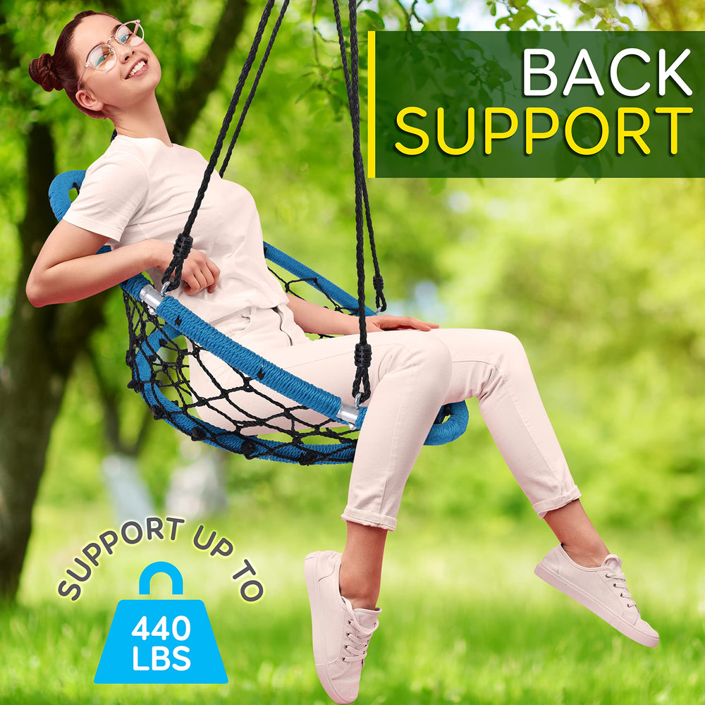 SereneLife detailed net-seat texture showing breathable design for faster drying