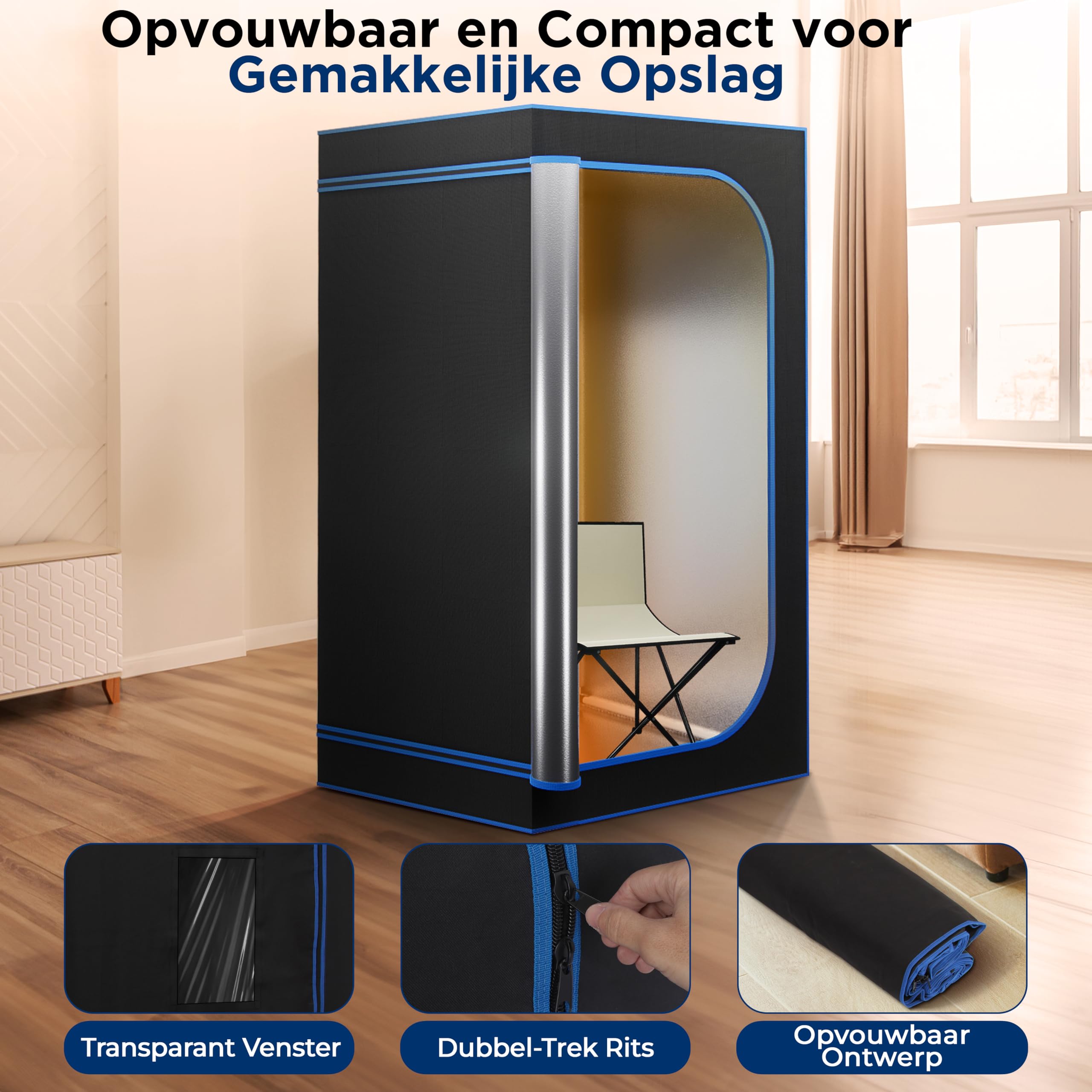 SereneLife transparent window view allowing visibility and safe monitoring benefit