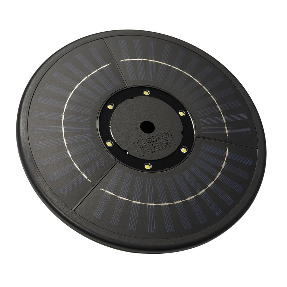 Service First Sirius solar panels close detail ensuring efficient daytime charging