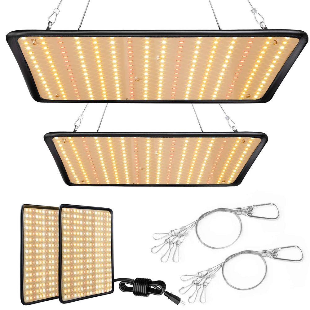 SERWING front view panel showing full spectrum LEDs for balanced plant growth
