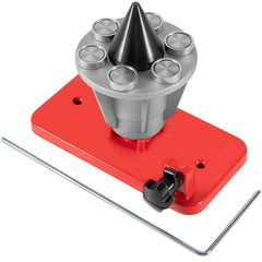 sevencow front view red balancer showing compact design and clear markings for quick setup