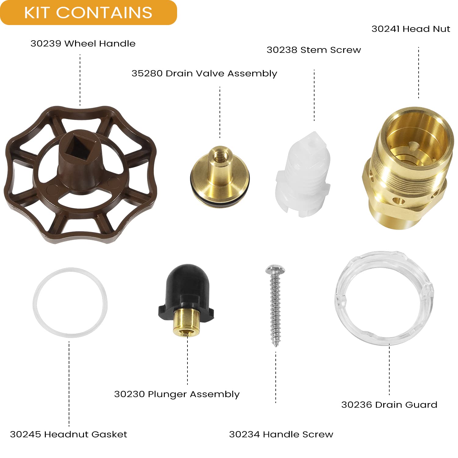 sevencow RK-25 close-up of plunger assembly for reliable interior sealing