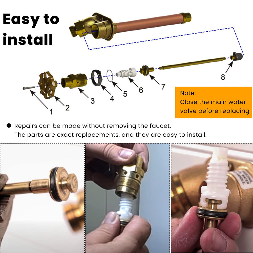 sevencow RK-25 drain valve detail illustrating durable construction and leak prevention