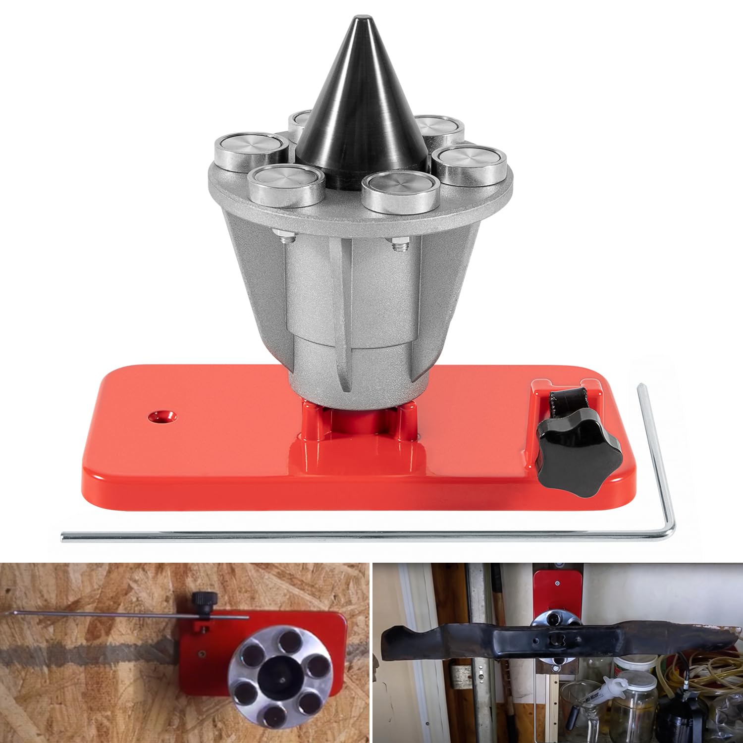sevencow scale comparison with blade showing size fit for blades up to 1.5 inch center hole