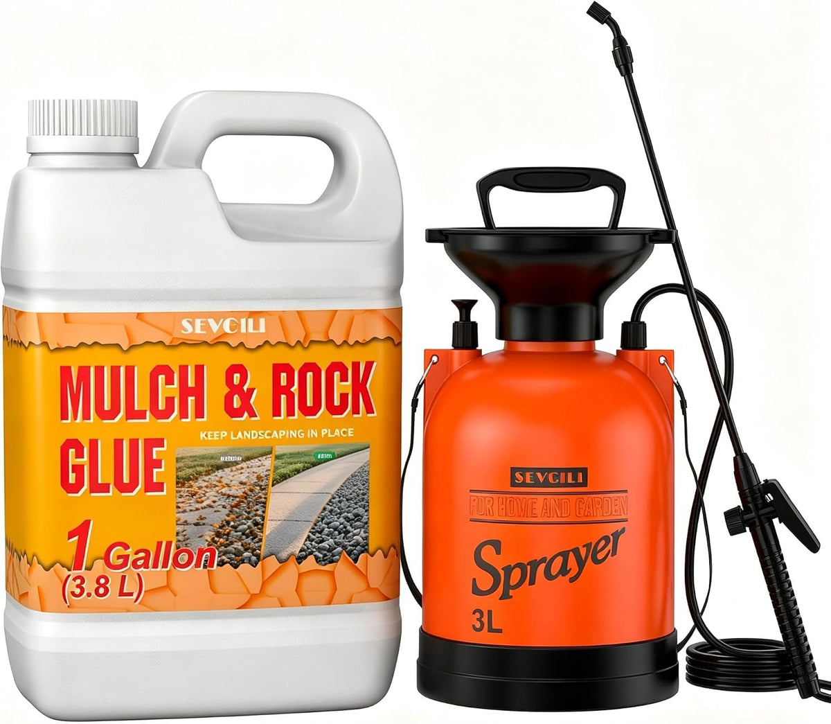 sevgili front label 1gal shows product branding and capacity benefit