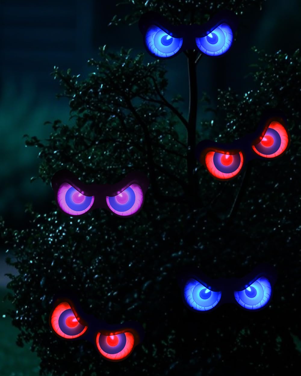 Sewawe eye taped to window offering visible spooky decoration benefit