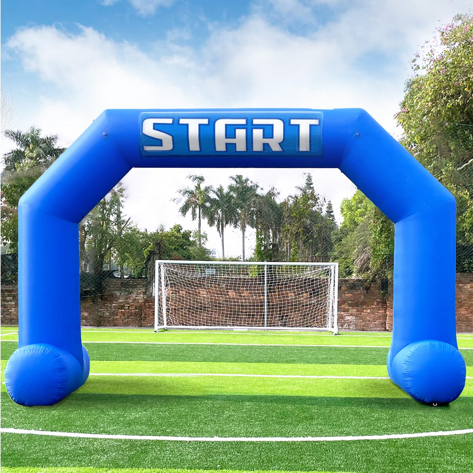 sewinfla arch front view showing full blue gateway and visibility benefit