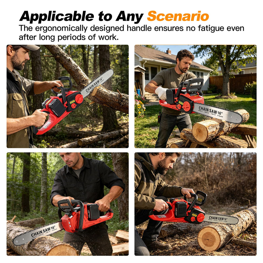 SFESGRER non-slip ergonomic handle and controls reducing vibration and operator fatigue