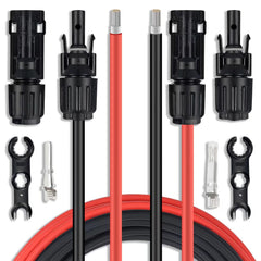 SGANGCAR front packaging showing 25ft 10AWG pair and adaptor kit for quick identification and use