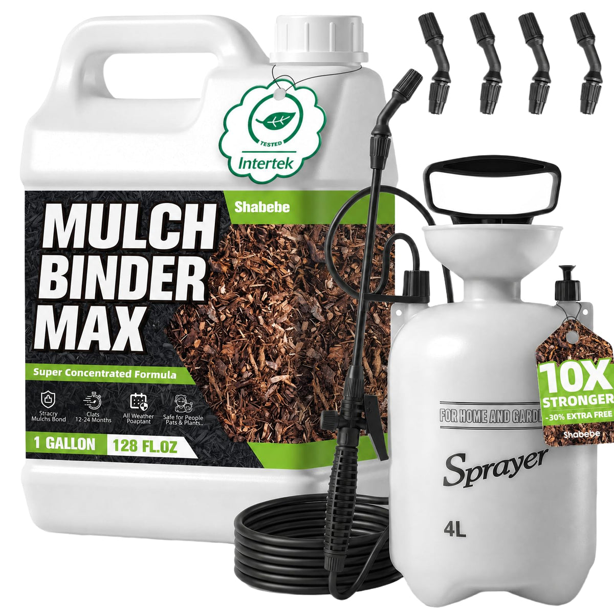 Shabebe front view of bottle and sprayer showing ready-to-use bundle benefit