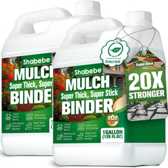 Shabebe two-gallon container front label showing brand and product benefit