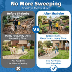Shabebe being sprayed with garden sprayer to demonstrate DIY application benefit