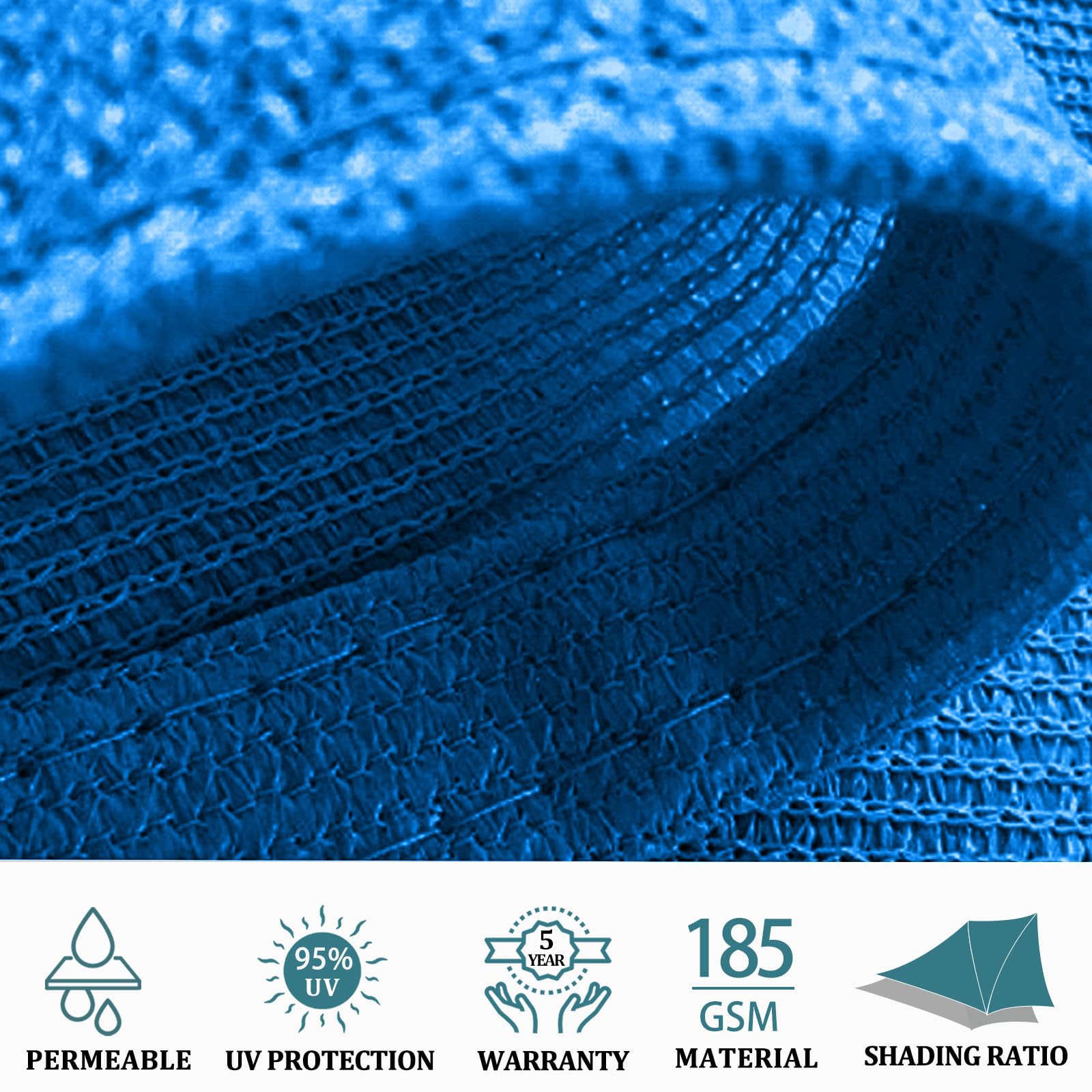 Shade&Beyond fabric weave detail showing breathable texture and UV reduction