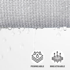 Shade&Beyond fabric weave texture highlighting breathable HDPE and sun protection