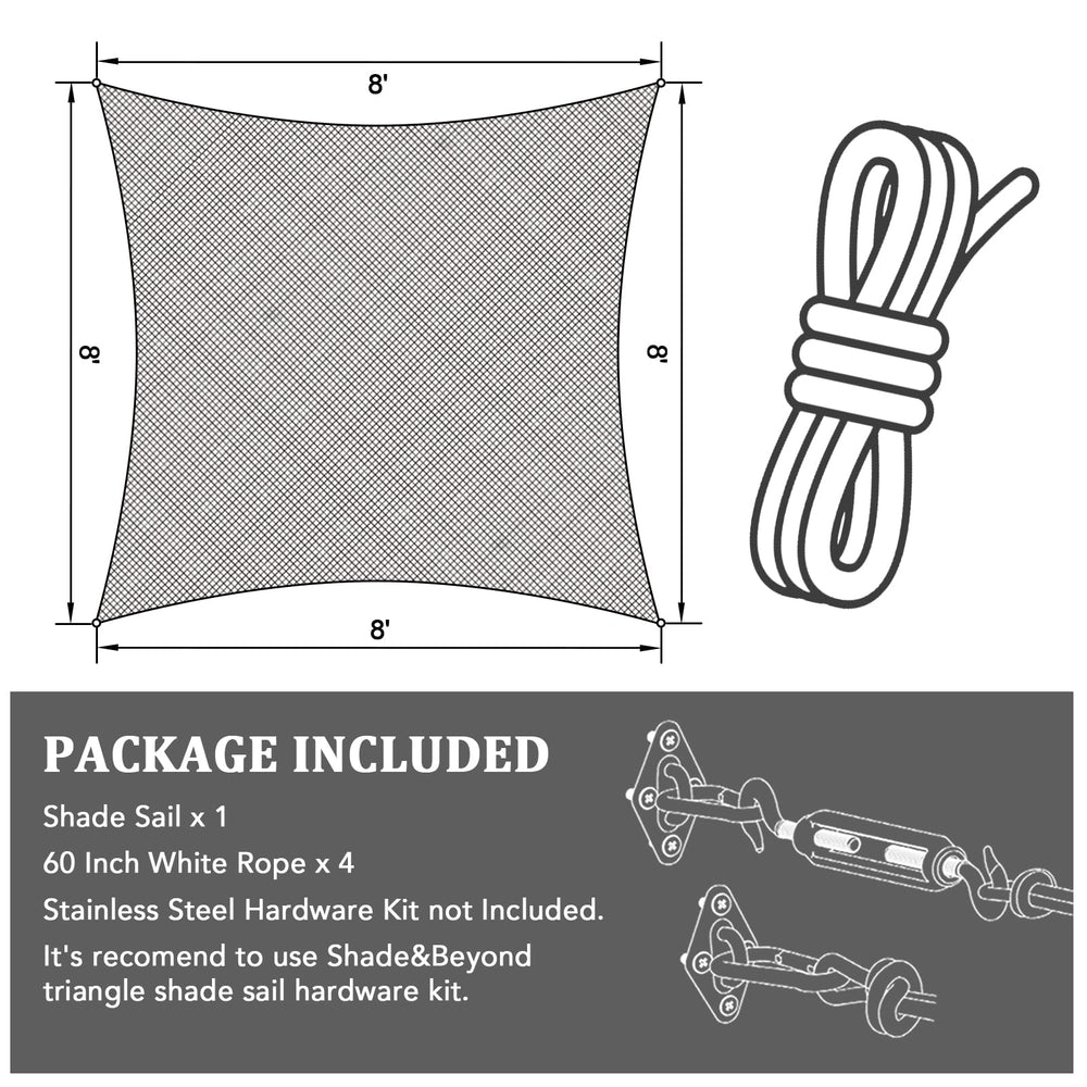 Shade&Beyond rolled sail in storage showing compact storage benefit easy handling