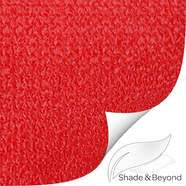 Shade&Beyond rolled sail with label showing compact storage and transport