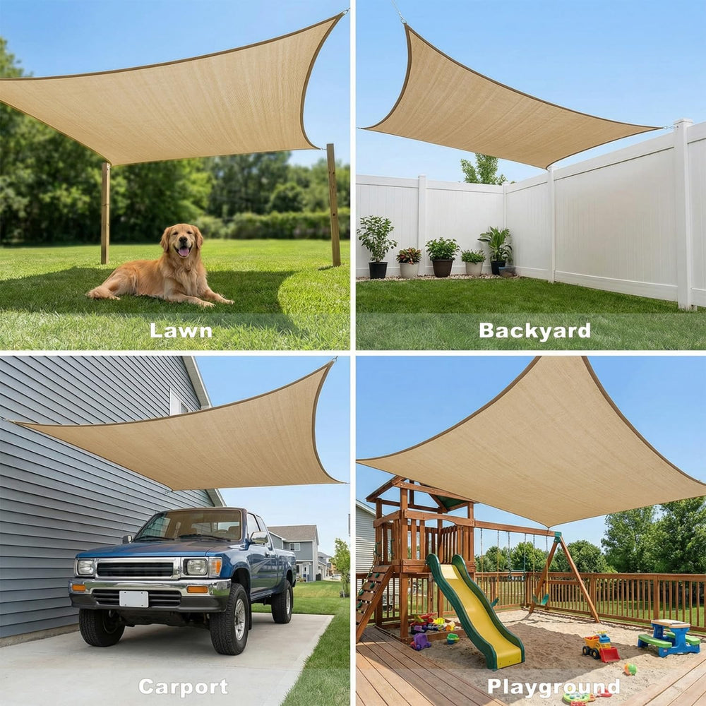 SHADEWIZ taut curved edge detail showing reduced sagging and improved wind performance