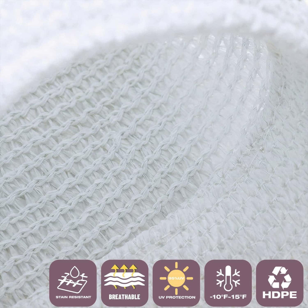 SHADEWIZ close-up of 185 gsm mesh texture highlighting breathable UV protection