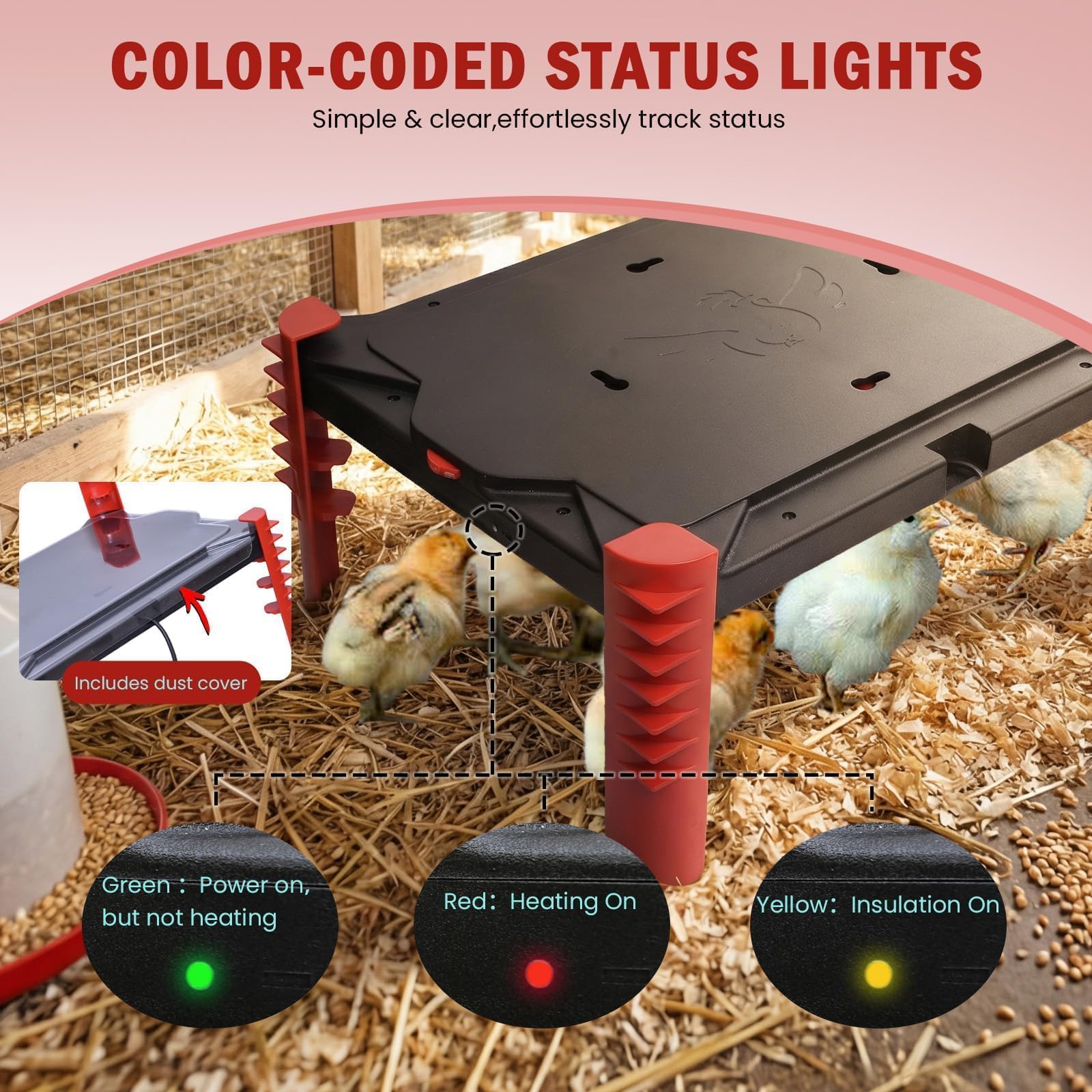 Shaledig plate next to ruler showing 16x12 inch size for brood coverage planning