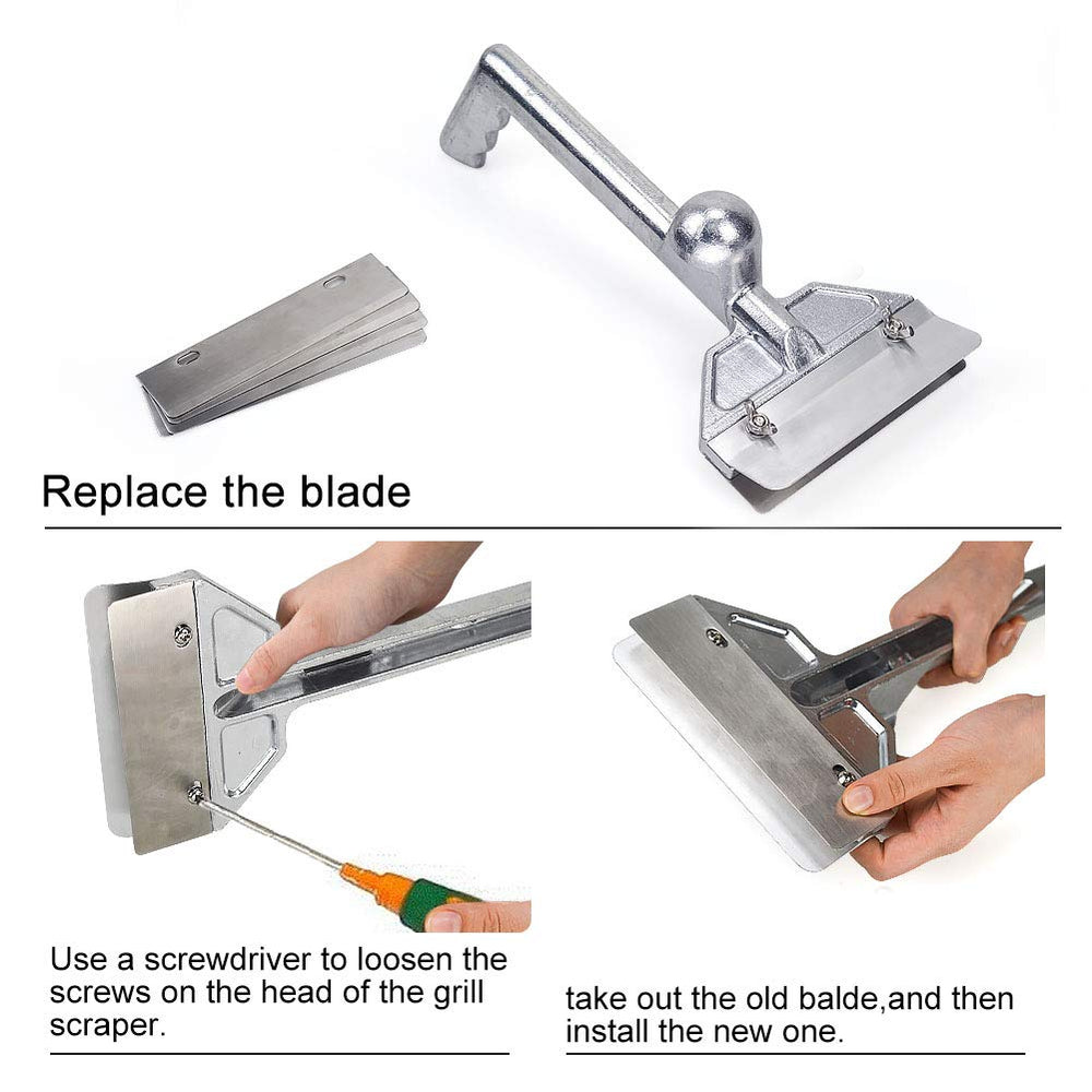 SHANGPEIXUAN replacement blades laid out illustrating spare blades convenience