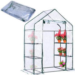 SHANGXING front view clear cover showing full greenhouse protection and light benefit