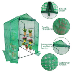 SHANGXING roll-up zipper door open for easy plant access