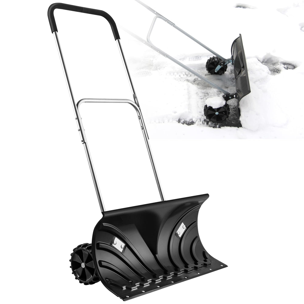 SHANTRA front view assembled showing wide 26-inch blade and frame benefit