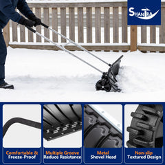 SHANTRA handle adjustment detail highlighting telescoping heights for comfort