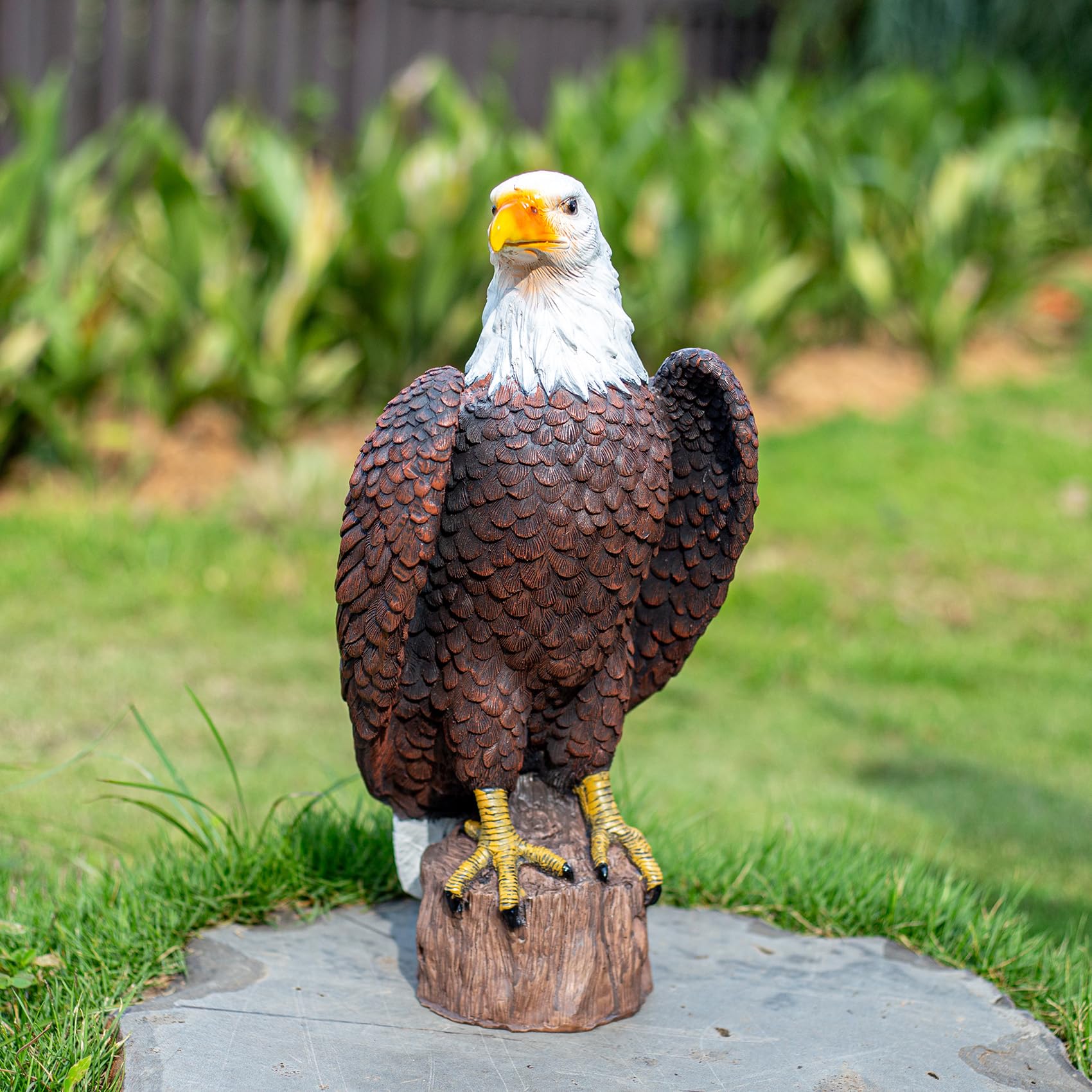 SHAODIE statue next to potted plant showing scale and placement guidance
