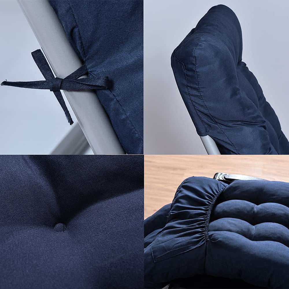 Shapeazy side profile showing 3-inch thickness and resilient pearl cotton cushioning