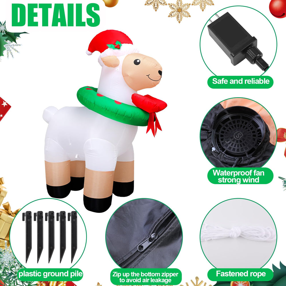 Shappy inflating with internal fan demonstrating quick setup and easy installation