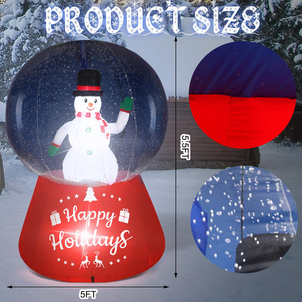 Shappy snow globe close-up of reinforced stitching for durable outdoor use