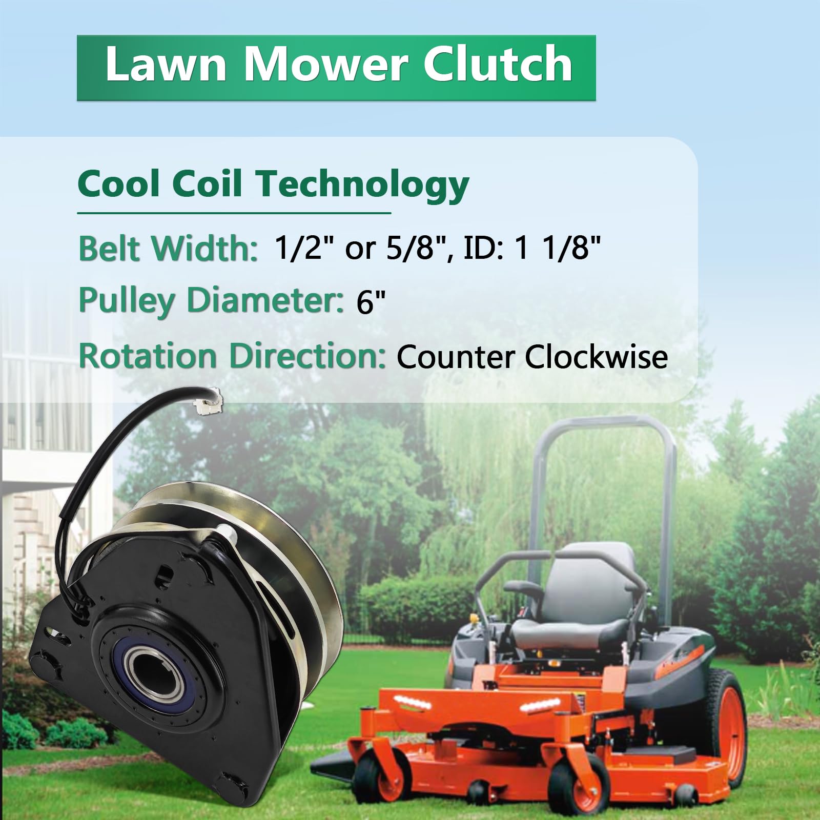ShareZem PTO clutch installed on a Kubota tractor illustrating correct fit and restored PTO