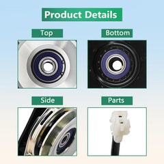 ShareZem PTO clutch 6-inch pulley close-up showing smooth surface for reliable belt contact