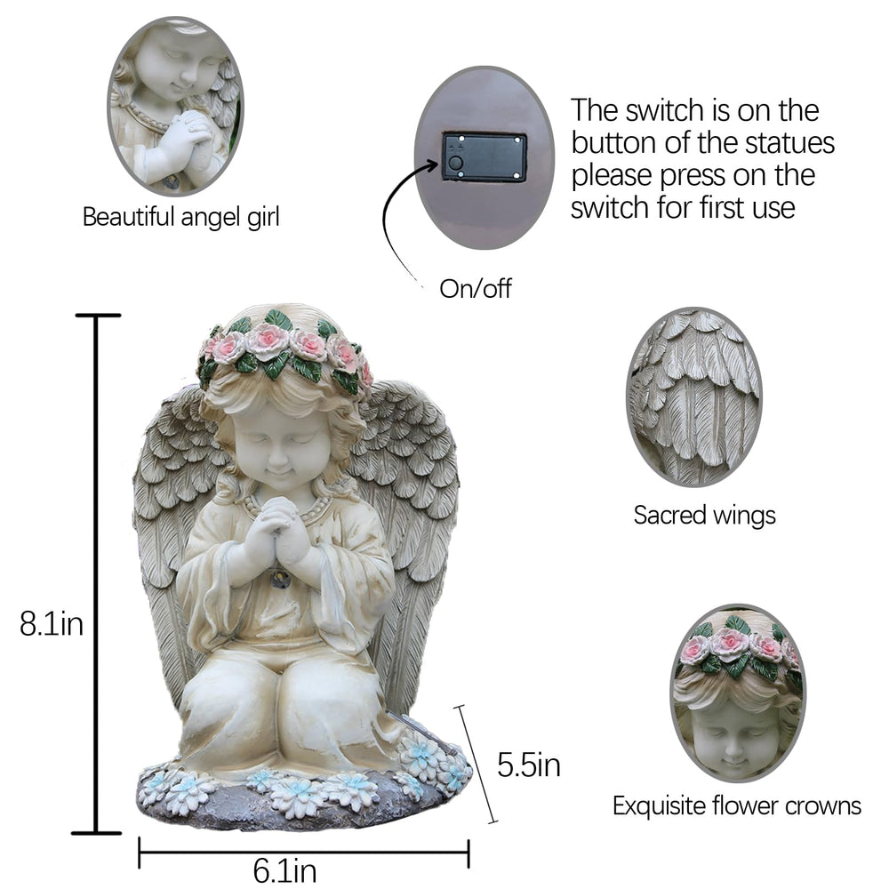Sharita side profile of statue placed in garden offering weatherproof decorative appeal