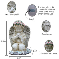Sharita side profile of statue placed in garden offering weatherproof decorative appeal