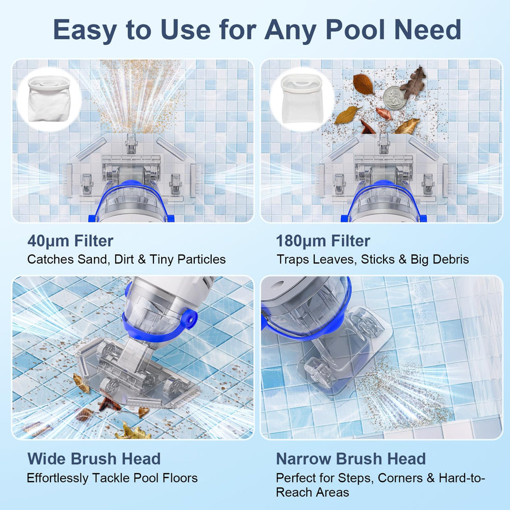Sharkswell set of four reusable filter bags showing fine and coarse mesh options