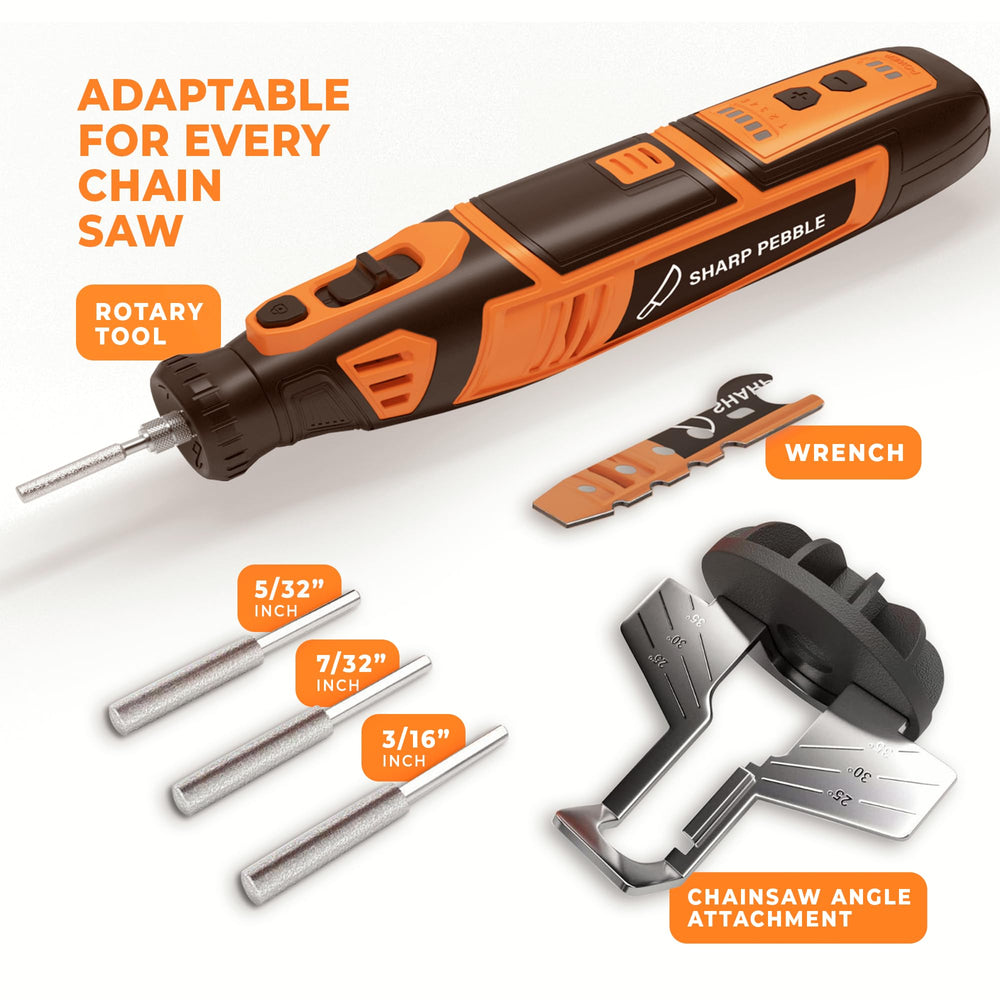 Sharp Pebble close-up of cordless motor showing precise balance and durability