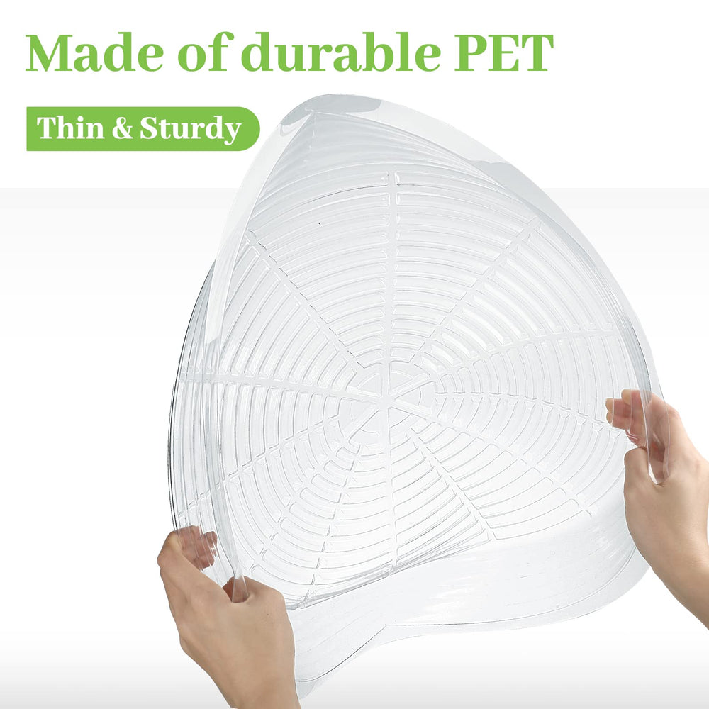 Shellwei saucer underside texture pattern offering stable grip and water containment