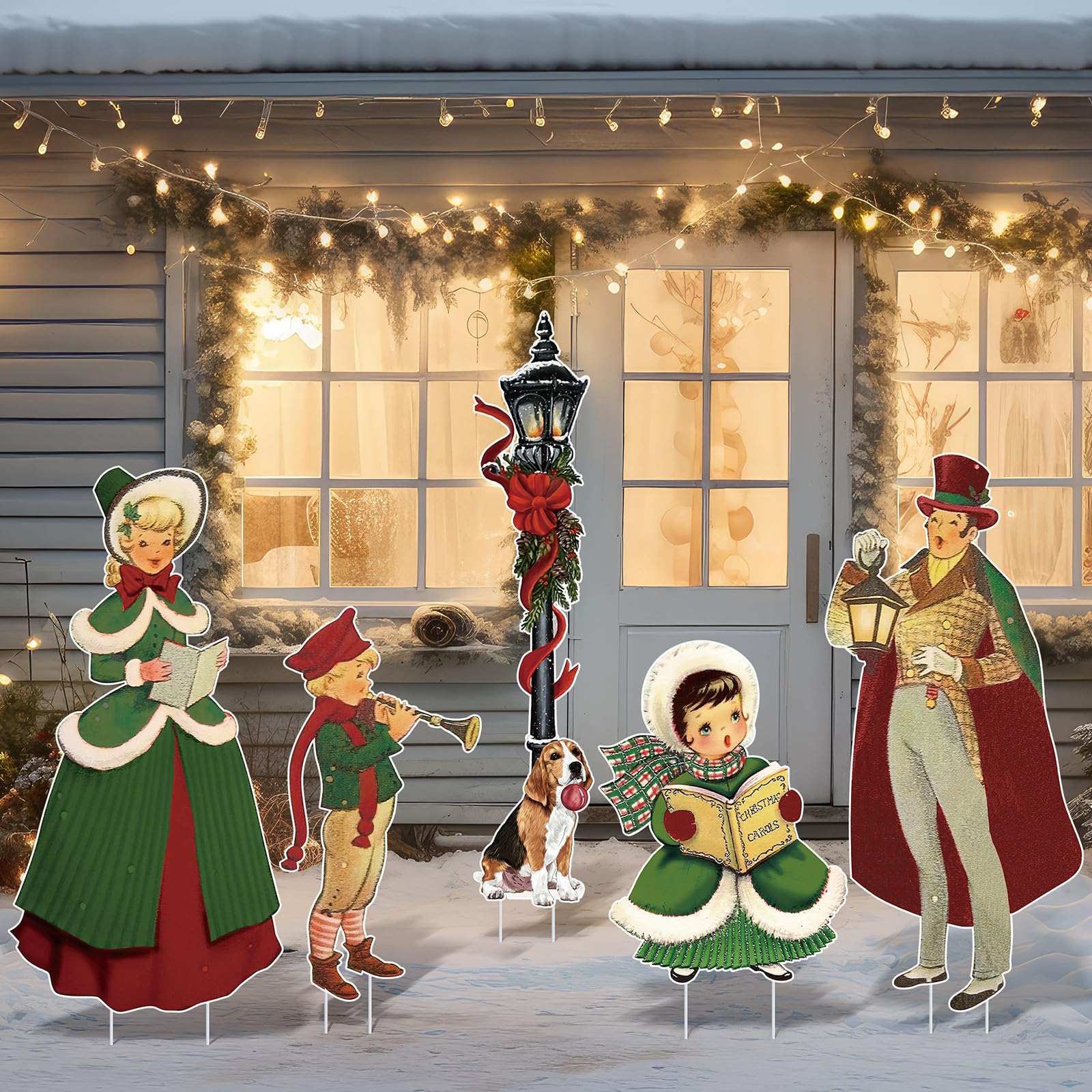 Shellwei yard lifestyle display showing welcoming entrance and festive seasonal charm