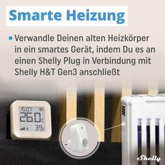 Shelly H&T Gen3 mounted in a nursery delivering stable readings for comfortable sleep environments