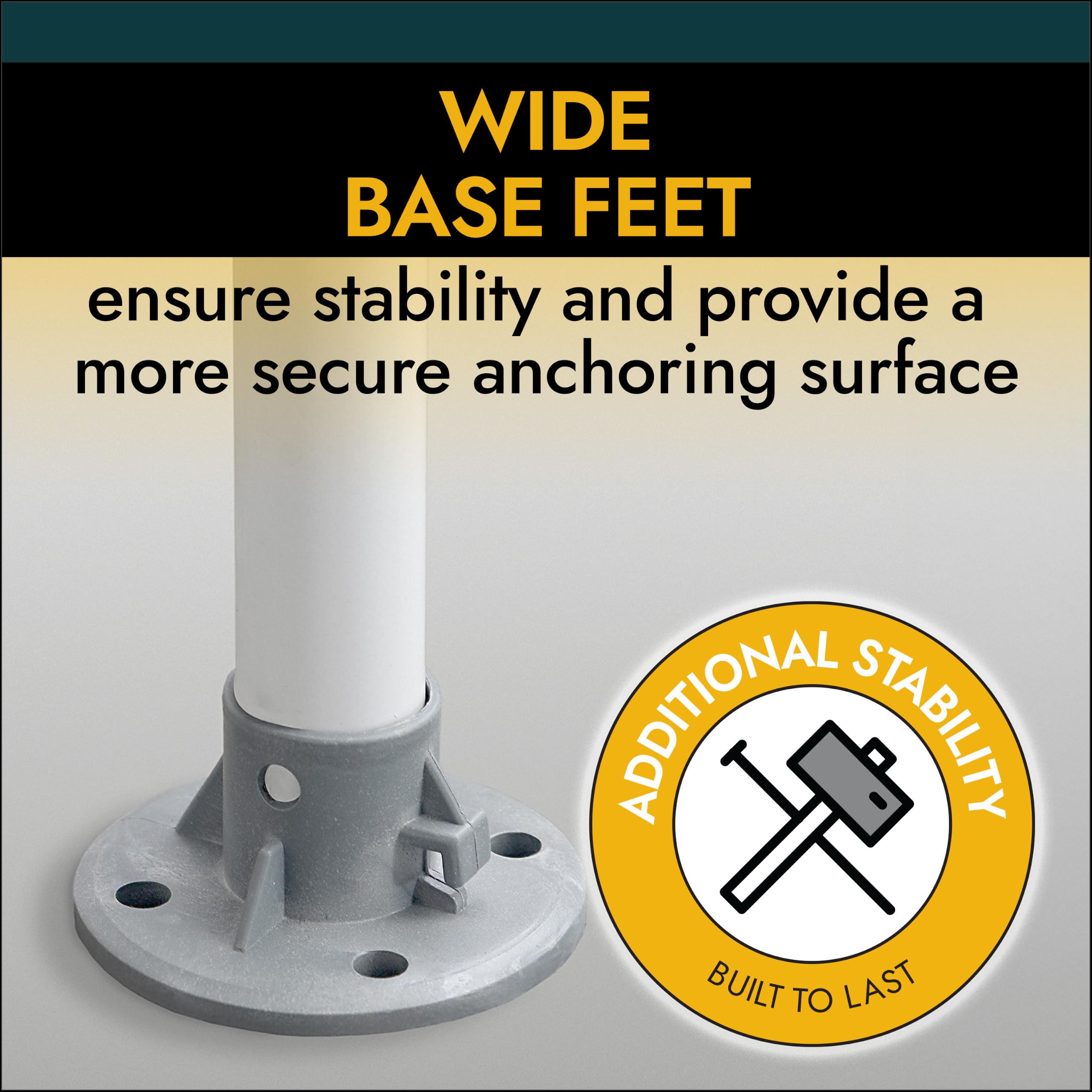 ShelterLogic Twist-Tite assembly step demonstrating quick, stable setup