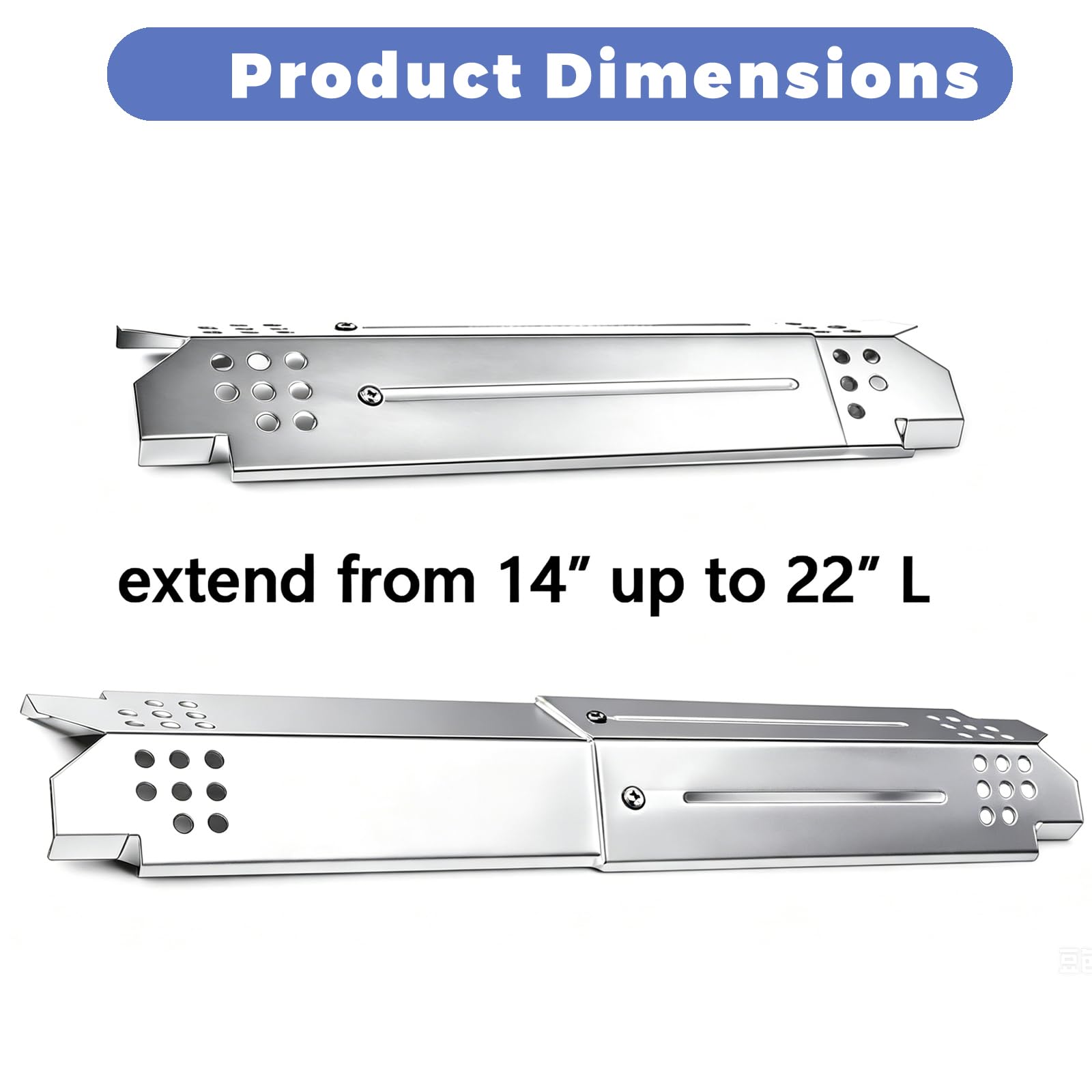 Shengyongh close-up of stainless steel edge showing heavy-gauge durability benefit