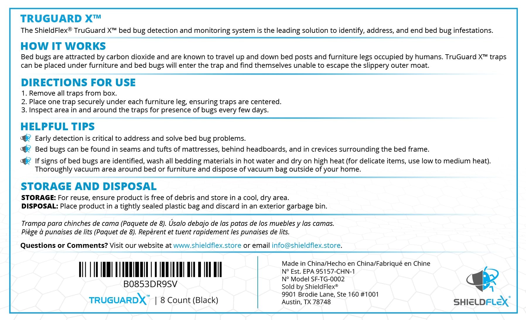 SHIELDFLEX TruGuard cup with captured insect showing early detection benefit