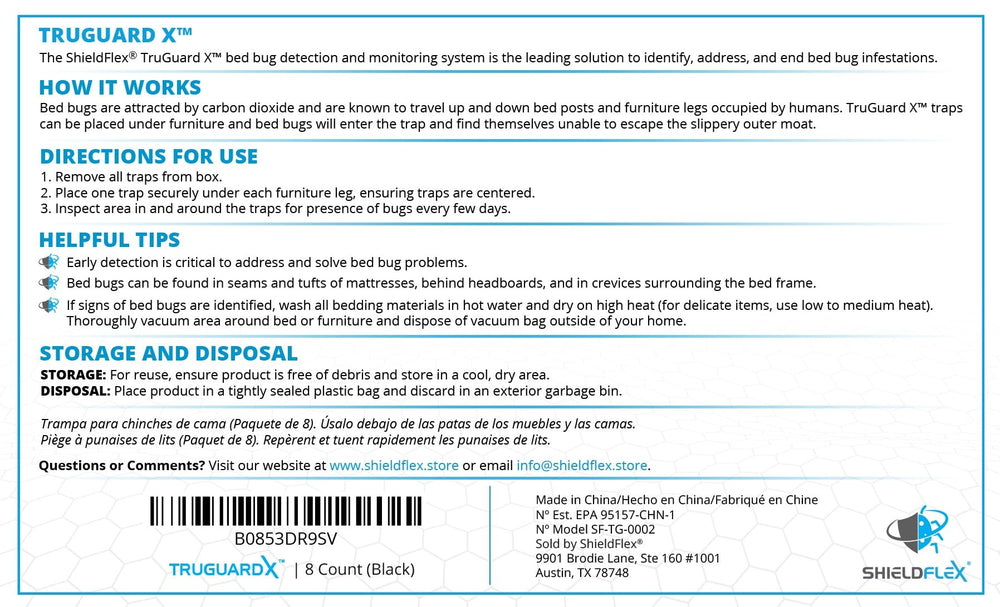 SHIELDFLEX TruGuard cup with captured insect showing early detection benefit