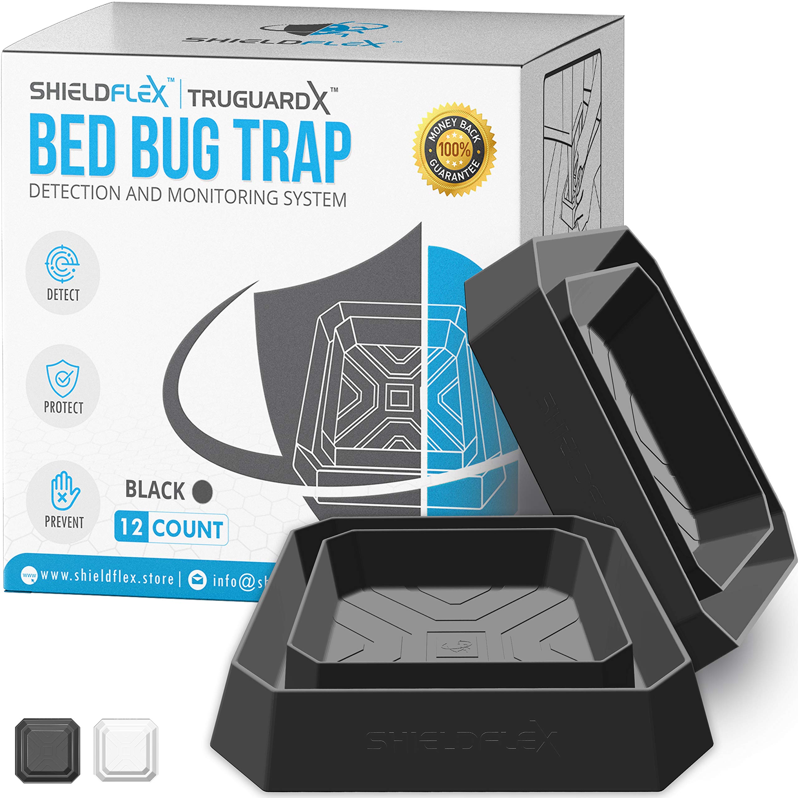 SHIELDFLEX TruGuard front view showing interceptor profile and benefit of discreet monitoring