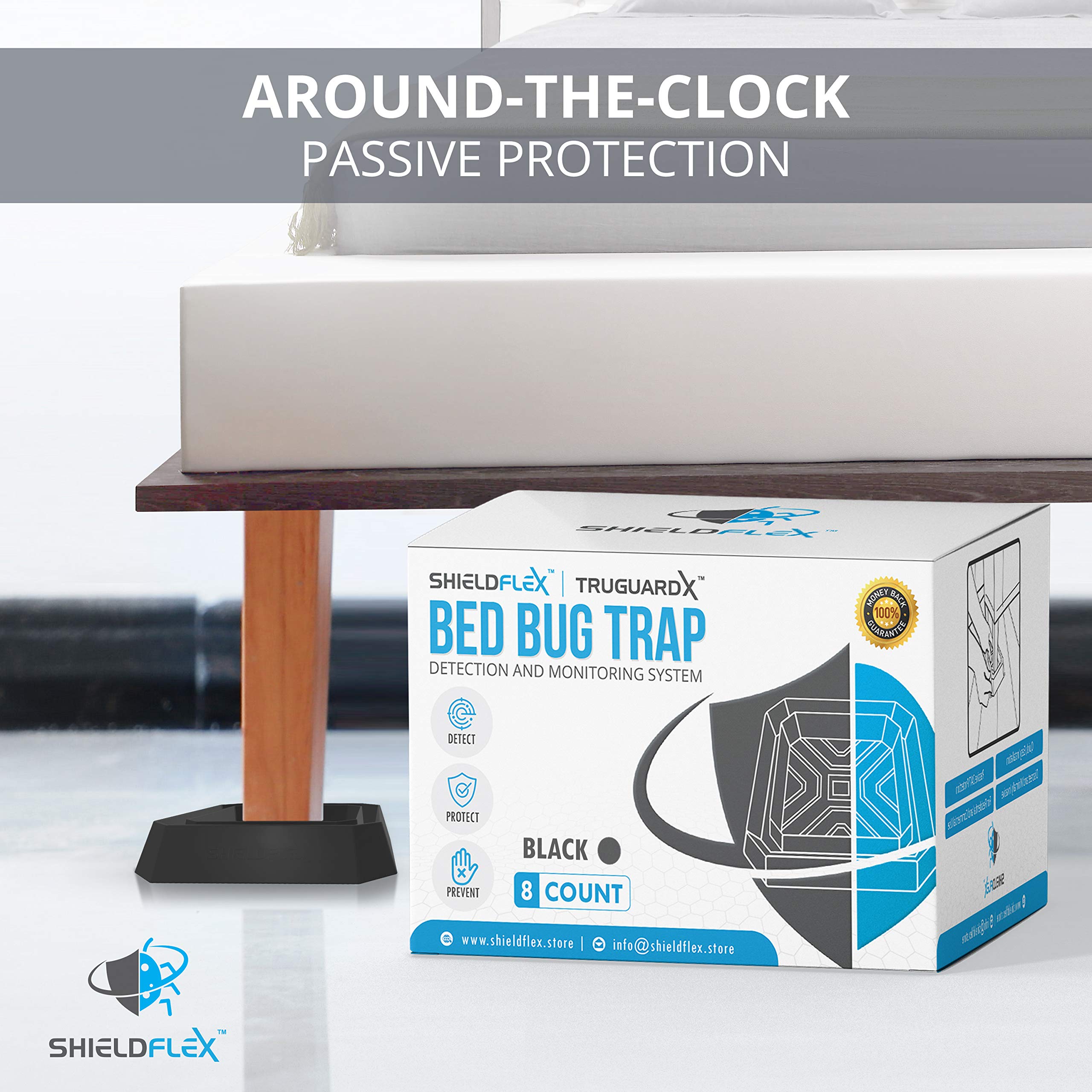 SHIELDFLEX TruGuard next to coin showing scale for correct furniture fit
