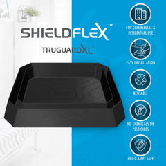 ShieldFlex TruGuard XL interior catch well detail showing trapped insects for easy inspection